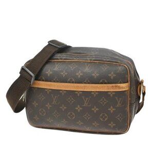 LOUIS VUITTON Reporter PM Crossbody Shoulder Bag Monogram Leather M45254 39ZA019